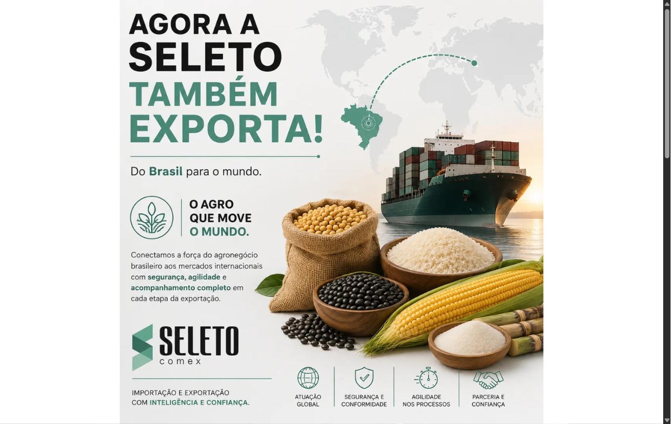 Post do Instagram - Seleto Comex